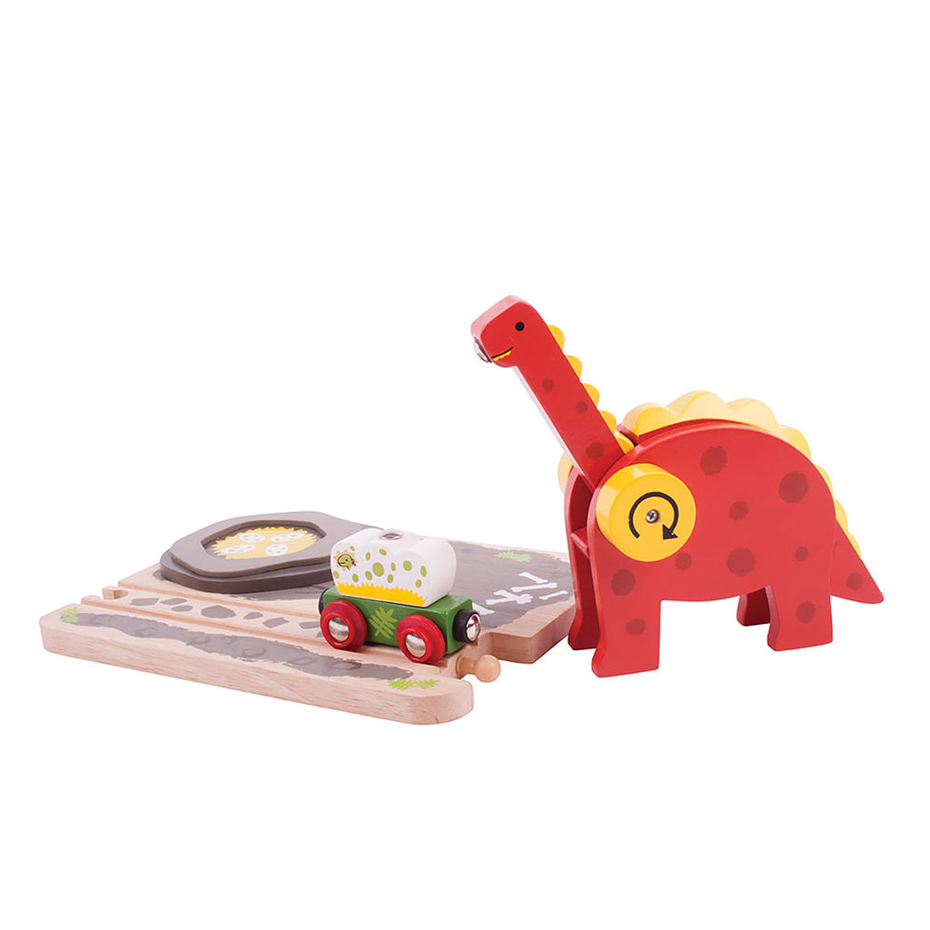 BIGJIGS - BIGJIGS Houten dino kraan