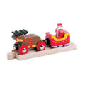 Bigjigs houten kerstman, slee en rendier