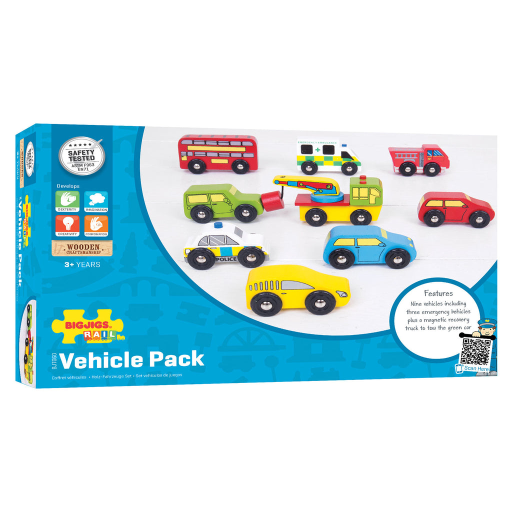Bigjigs vehicle pack