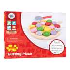 Bigjigs houten pizza met beleg