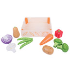 Bigjigs Toys - Bigjigs Toys - houten groentekistje