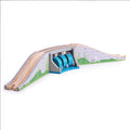 Bigjigs houten trein brug met waterval - compatibel met de meeste merken