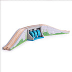 Bigjigs houten trein brug met waterval - compatibel met de meeste merken