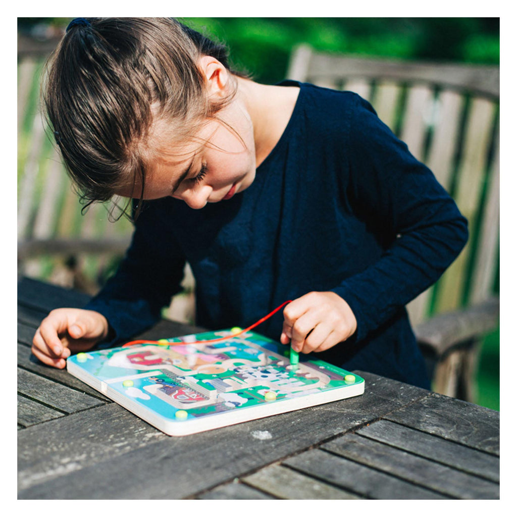 BIGJIGS - BIGJIGS magnetische doolhof spel - boerderij