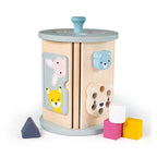 BIGJIGS - BIGJIGS Houten activity roller met vormenstoof - vanaf 18 maanden