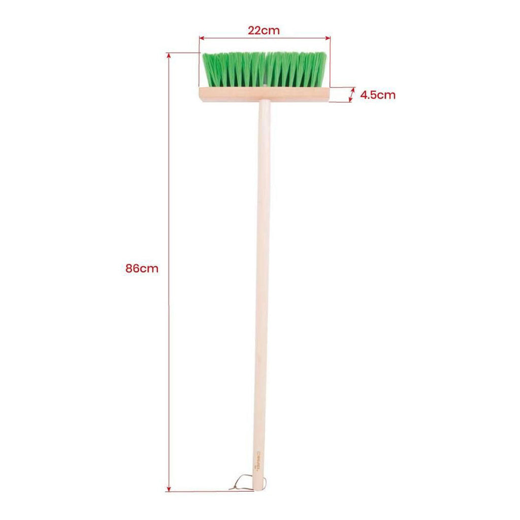 Bigjigs bezem met lange steel