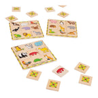 Bigjigs houten dieren lotto