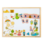 Bigjigs magnetisch bord met houten rand