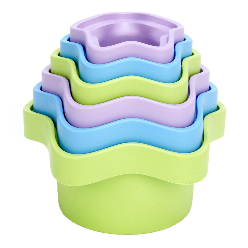 Green Toys - Green Toys mijn eerste stapelbekers 6dlg.