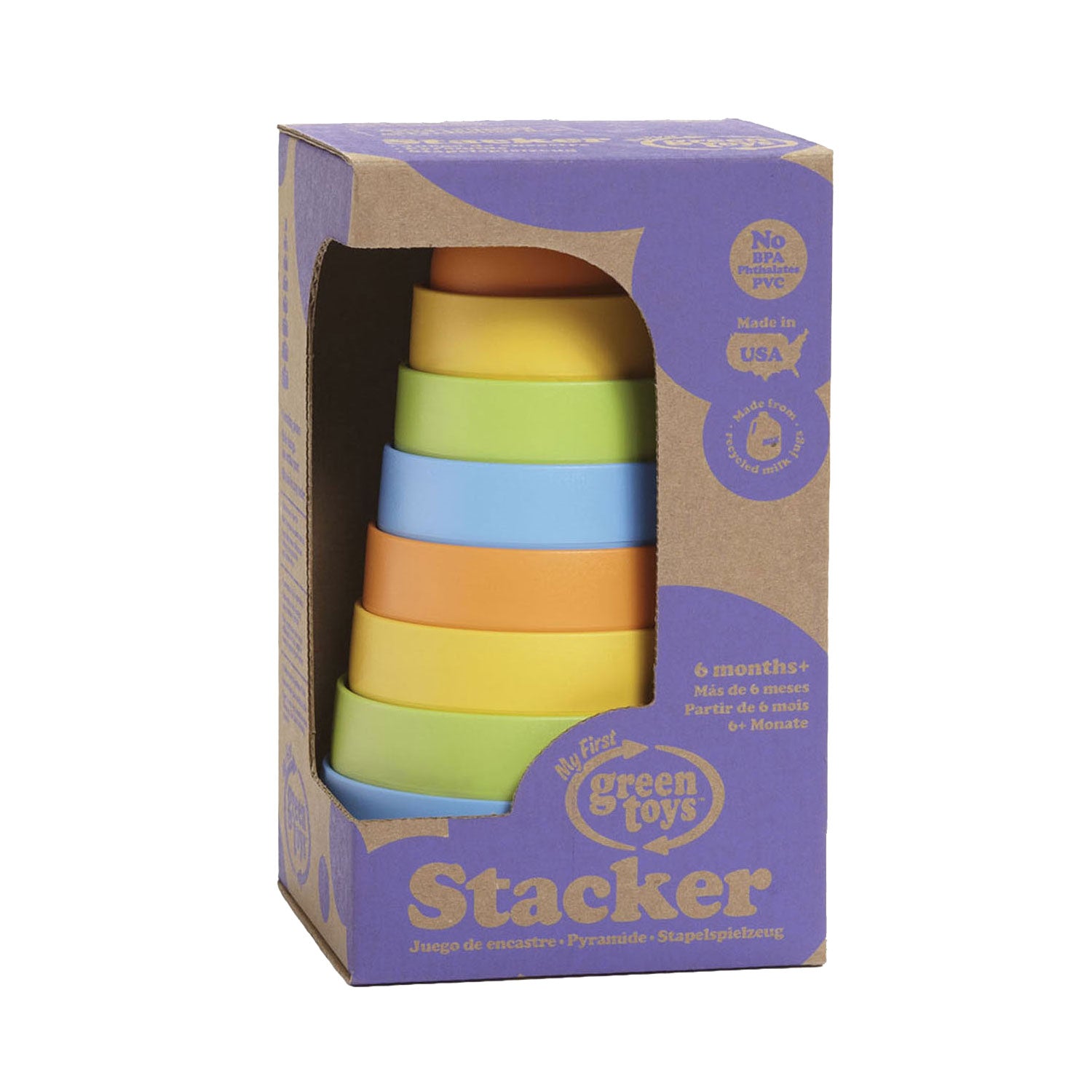 Green Toys - Green Toys stapeltoren rond 8dlg.