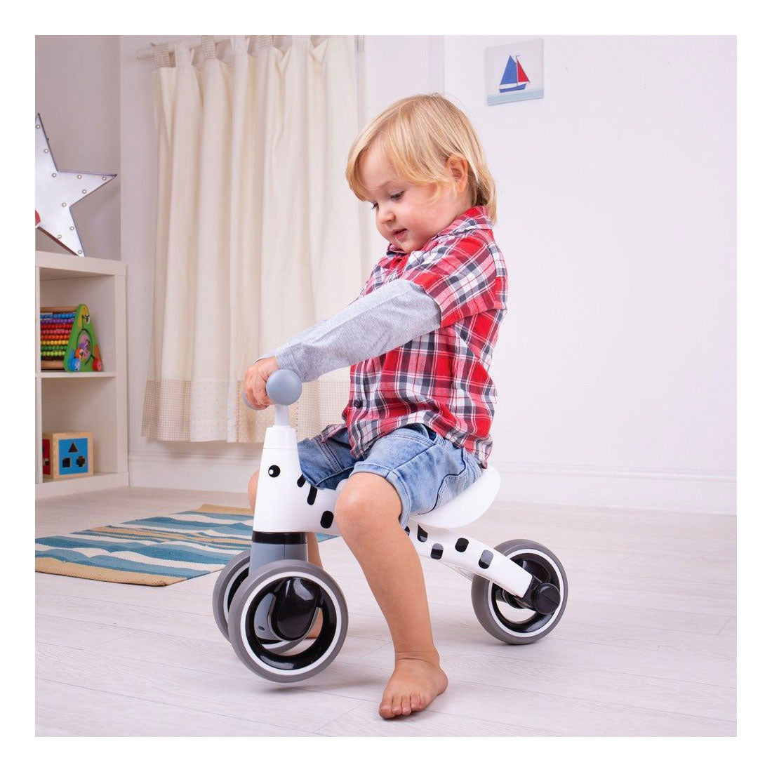 Bigjigs - Bigjigs Diditrike loopfiets zebra