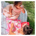 Tidlo picnickset in roze koffer