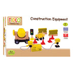 Tidlo - Tidlo houten poppenhuis bouwvakkers constructie materiaal 13dlg.