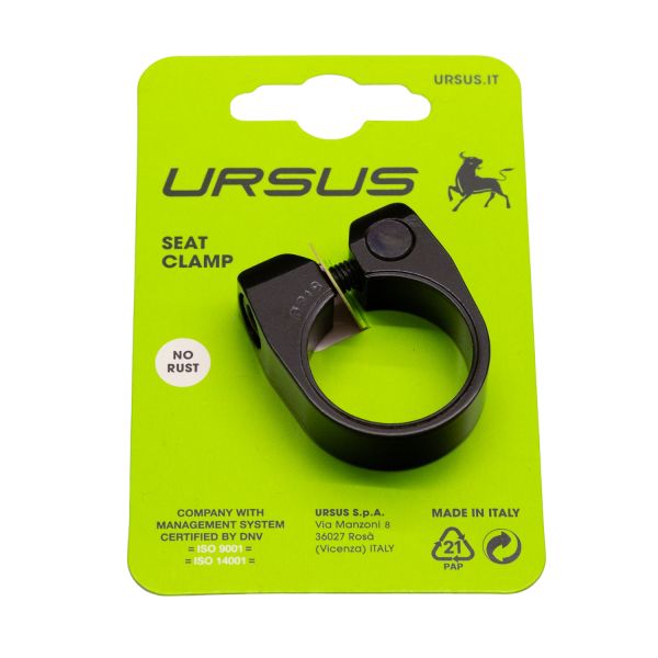 Ursus - Ursus Zadelpenklem ø31.8 mm aluminium - zwart