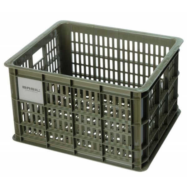Basil fietskrat M - medium - 29.5 liter - groen