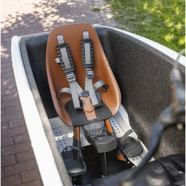 Steco - adapter voor voorzitje bakfiets mat zwart