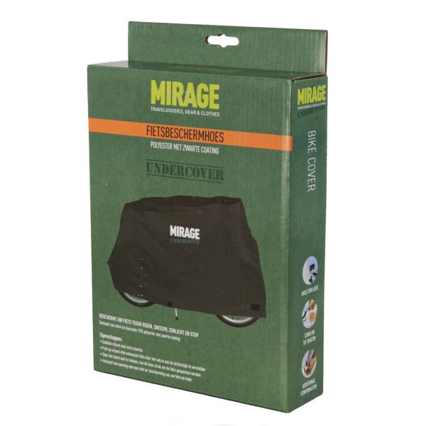 Mirage - Fietsbeschermhoes undercover 170d zwart polyester