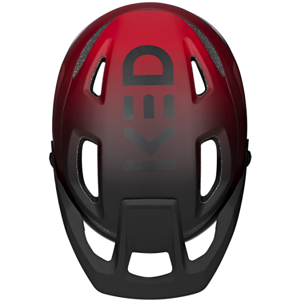 Ked - Ked Fietshelm pector me-1 m (52-58cm) - mat rood/zwart