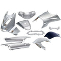 Edge - Plaatset 11-delig voor aprilia sr van bouwjaar 1997 tot 2004 - zilver metallic