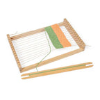 Bigjigs houten weefraam set, 10dlg.