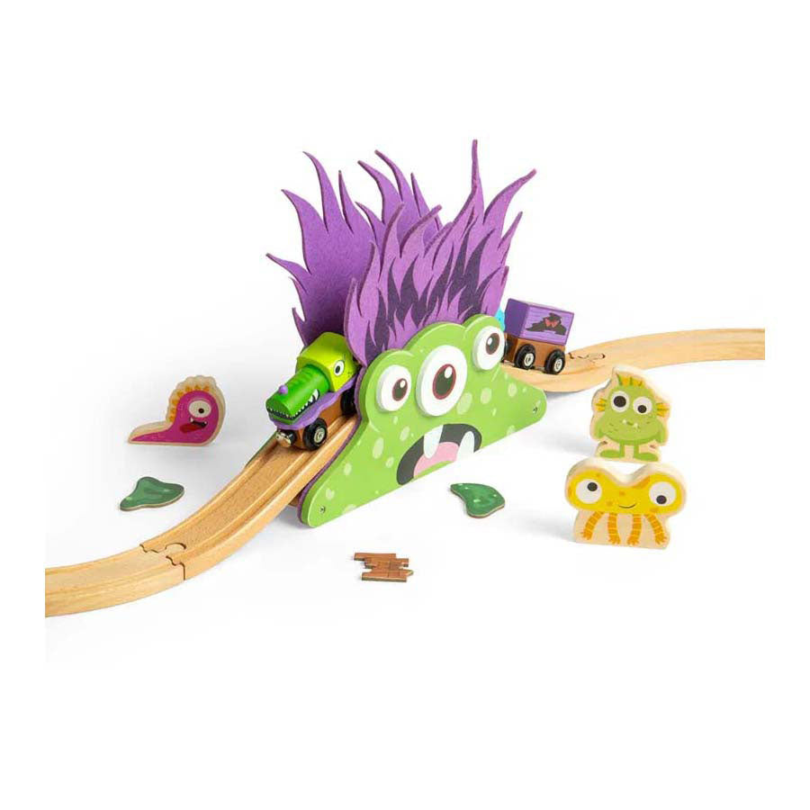 Bigjigs houten monsterbrug