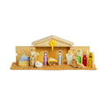 Bigjigs - Bigjigs houten kerststal set 13dlg.