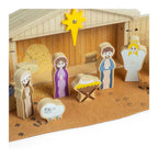 Bigjigs - Bigjigs houten kerststal set 13dlg.