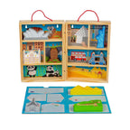 Bigjigs houten reis speelset, 10dlg.