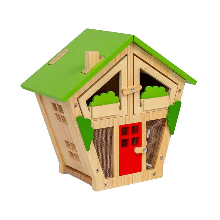 Bigjigs houten insectenhuisje, 7dlg.