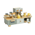 Bigjigs - Bigjigs houten koffiecorner speelset 32dlg.