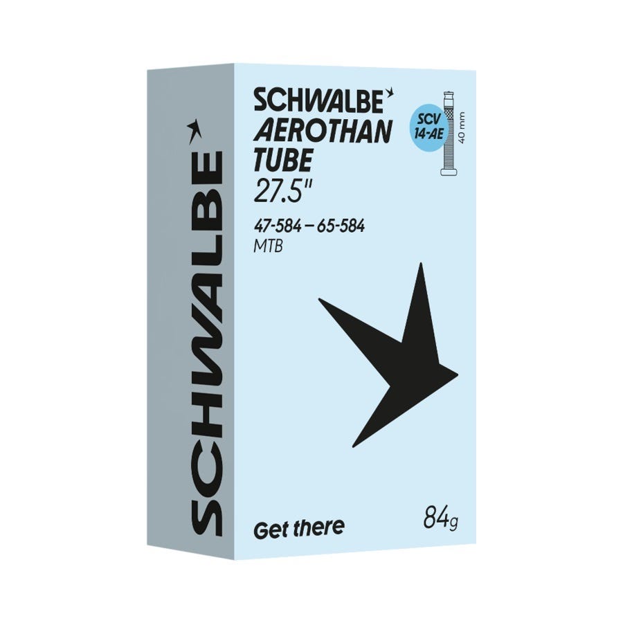 Schwalbe binnenband aerothan scv14-ae 27.5 47 65-584 40mm
