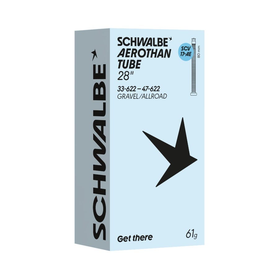 Schwalbe - binnenband aerothan scv17-ae 28" 33/47-622 80mm