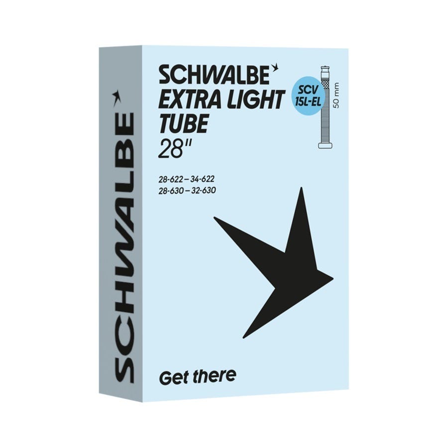 Schwalbe - binnenband scv15l-el 28/34-622/630 50mm zwart