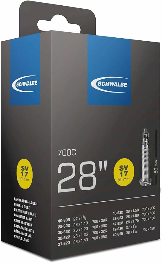 Schwalbe - binnenband sv17 28" 28/47-622/635 fv 50mm