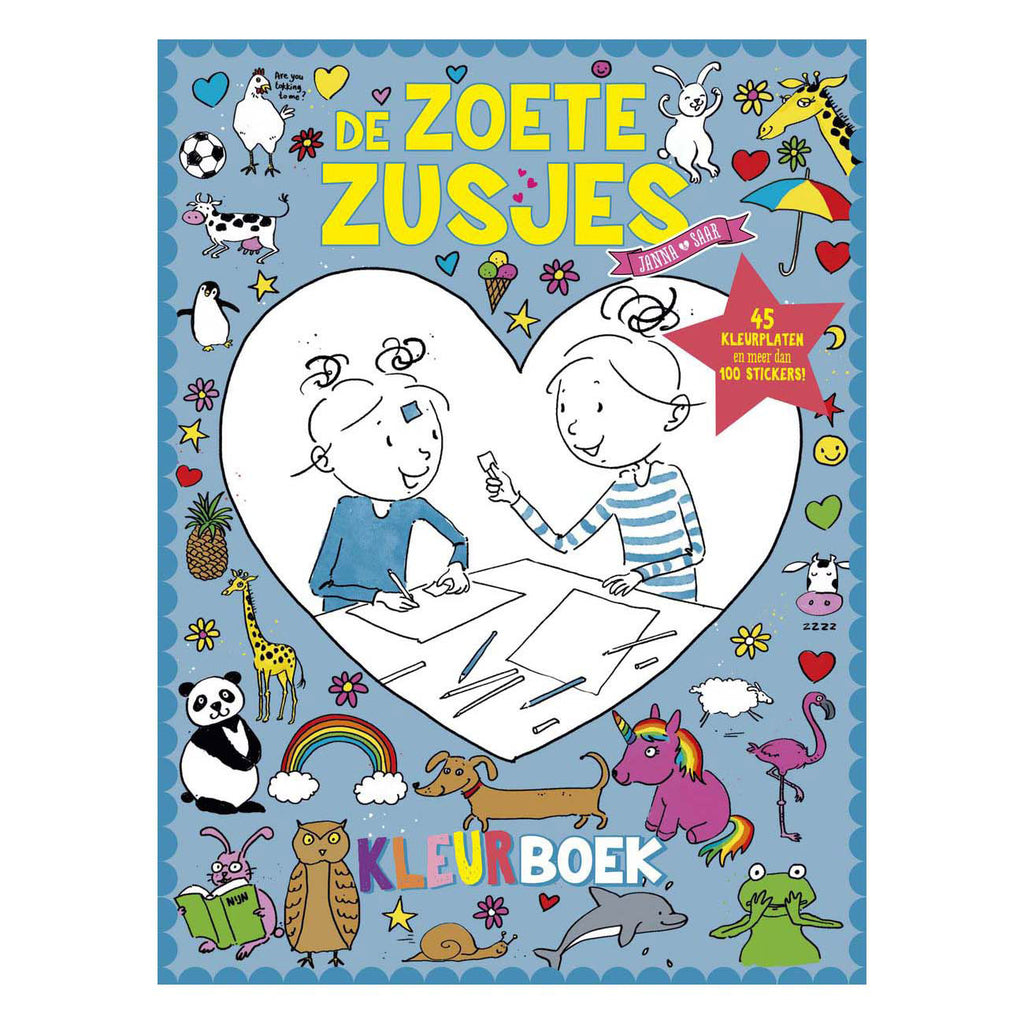 Centraal boekhuis de zoete zusjes kleurboek