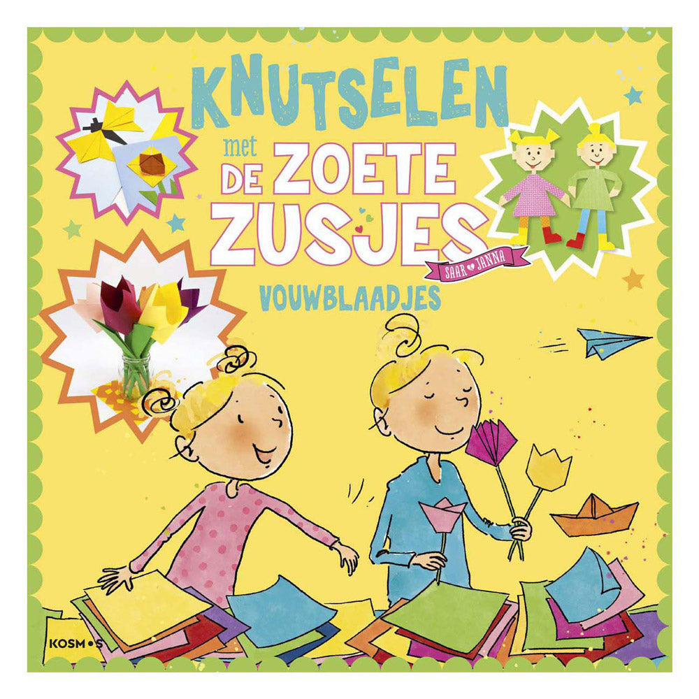 Centraal boekhuis knutselen met de zoete zusjes - vouwblaadjes