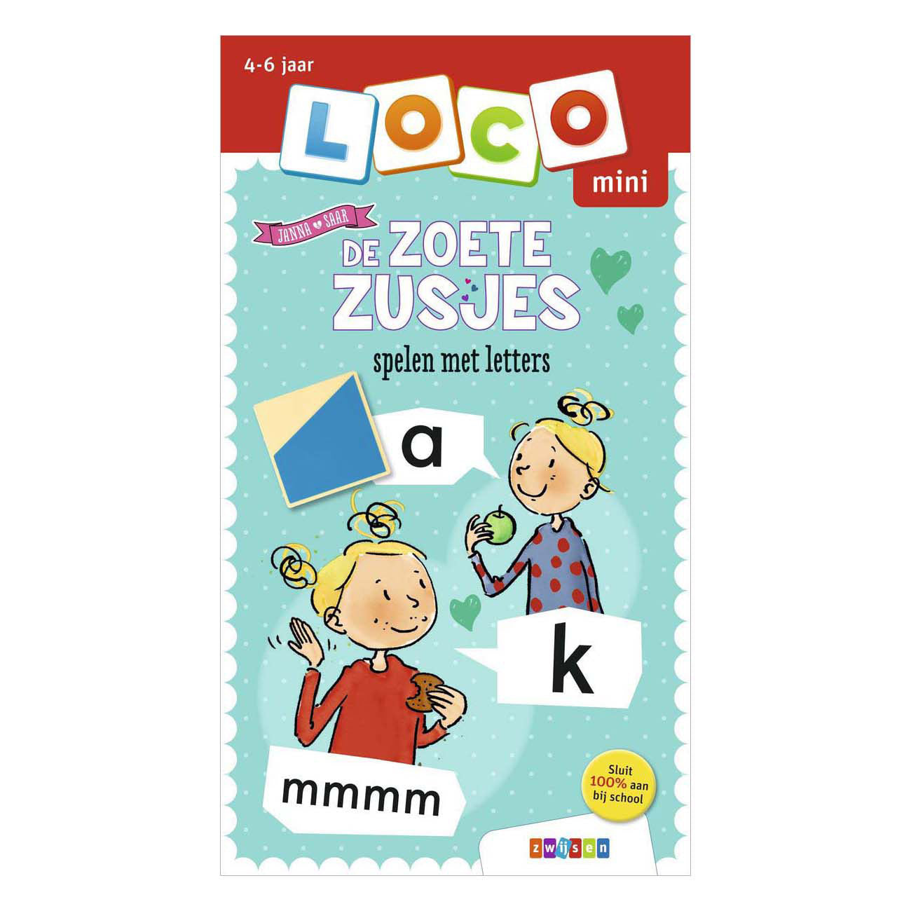 Centraal Boekhuis - Centraal Boekhuis mini de zoete zusjes spelen met letters | 4-6 jaar