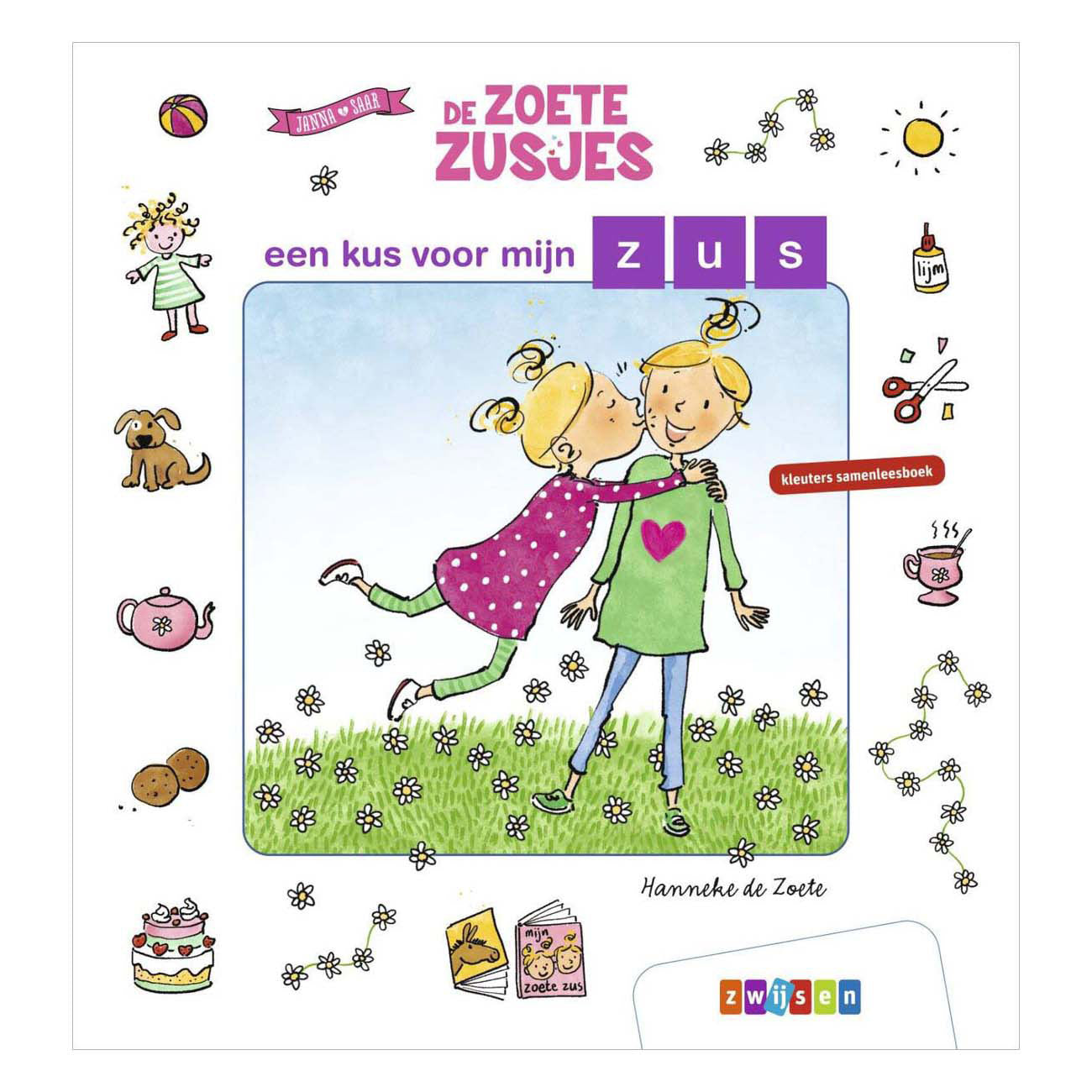 Centraal boekhuis de zoete zusjes een kus voor mijn zus