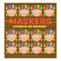 Centraal boekhuis maskers: cowboys en indianen