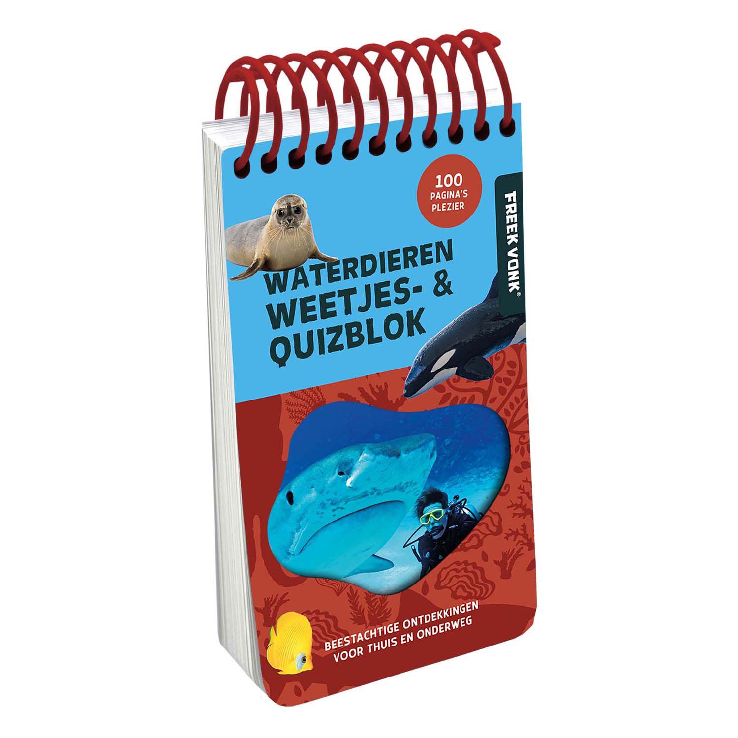 Centraal Boekhuis - Centraal Boekhuis Freek vonk weetjes- & quizblok - waterdieren
