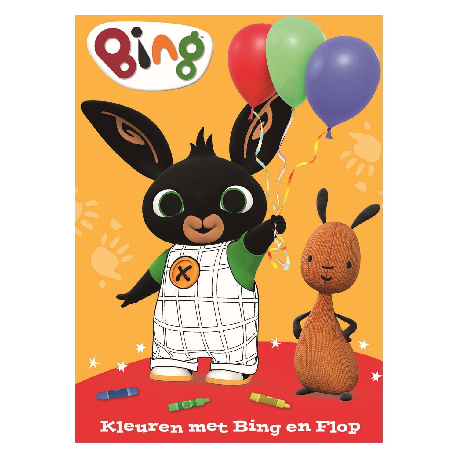 Big Balloon - Big Balloon Kleuren met bing en flop kleurblok