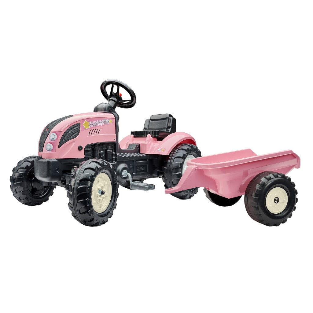 Falk - Falk tractor country farmer set pink 2+
