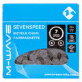 Chaîne M-Wave M-wave kmc 5/6/7 vitesse 1/2x3/32 116 maillons blister