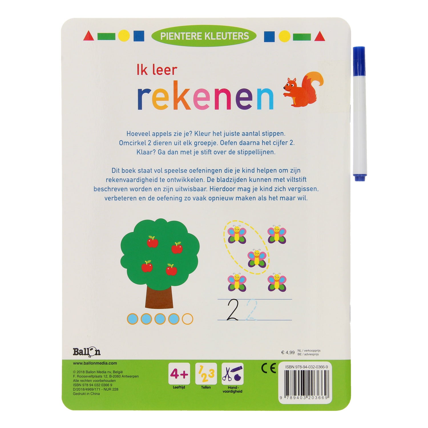 Standaard uitgeverij ik leer rekenen 4+