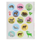 Ballon 50 weetjes, 50 stickers: natuur