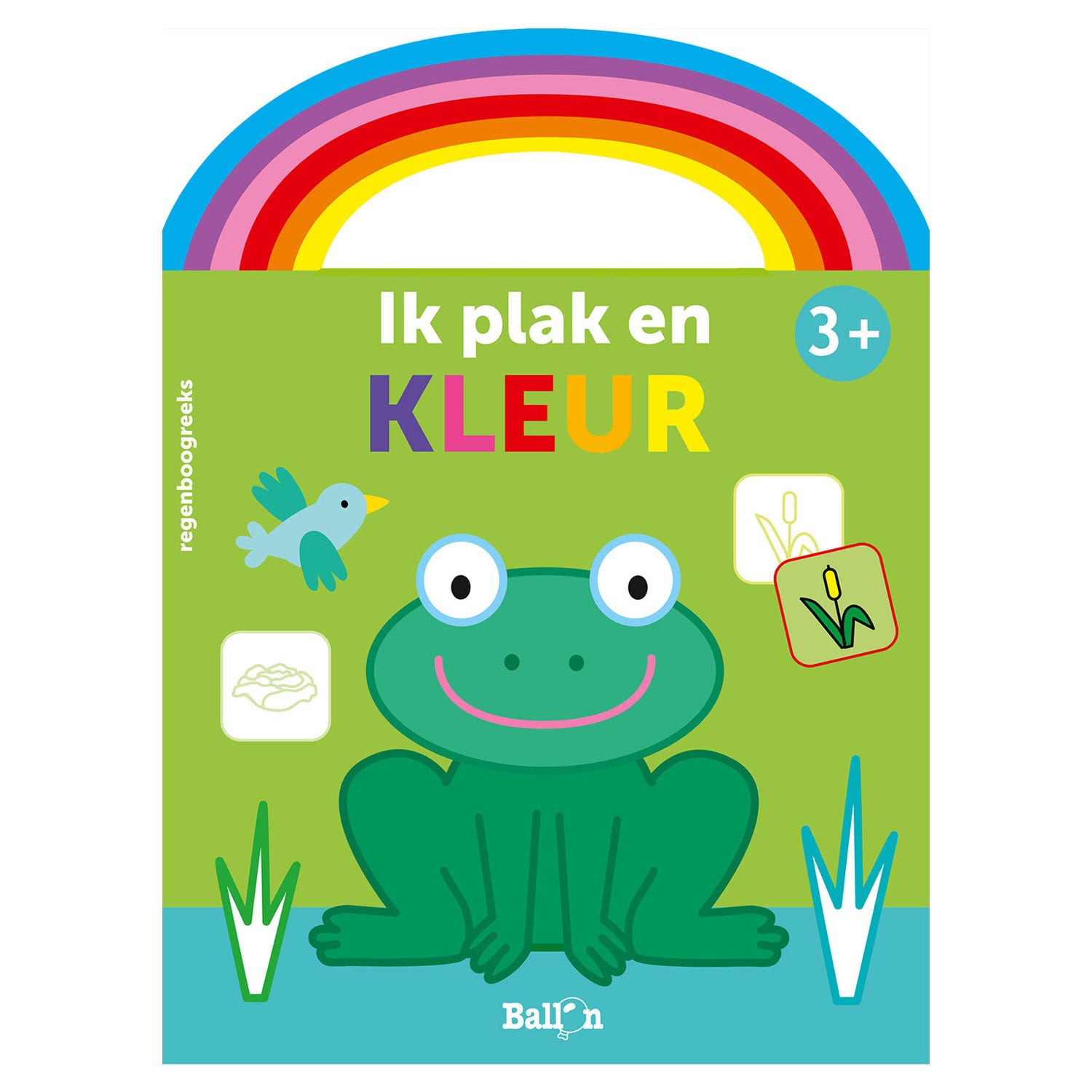 Standaard Uitgeverij - Standaard Uitgeverij Ik plak en kleur - kikker