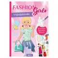 Standaard uitgeverij sticker- en tekenboek fashion girls - vrijetijdslooks