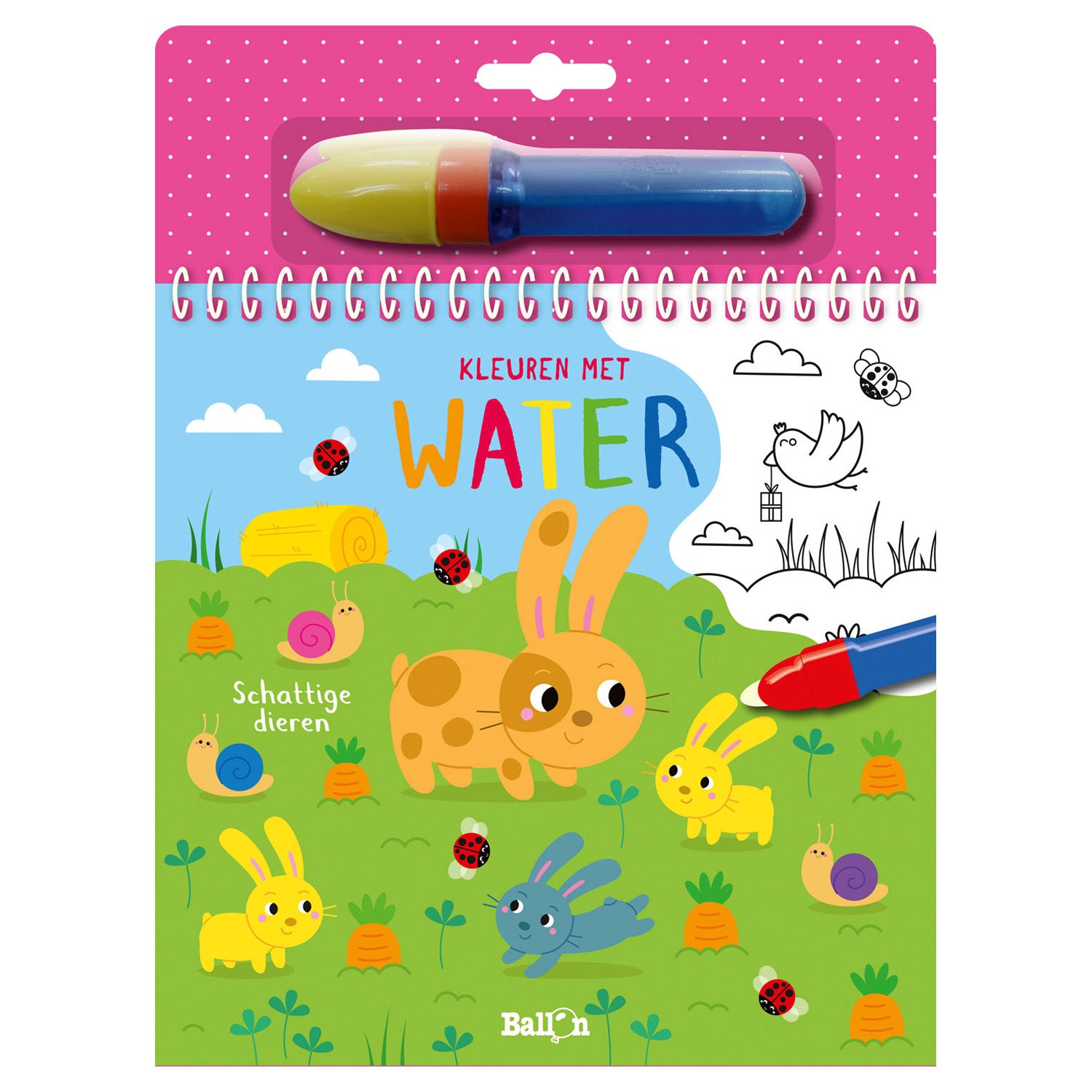 Standaard Uitgeverij - Standaard Uitgeverij Kleuren met water - schattige dieren