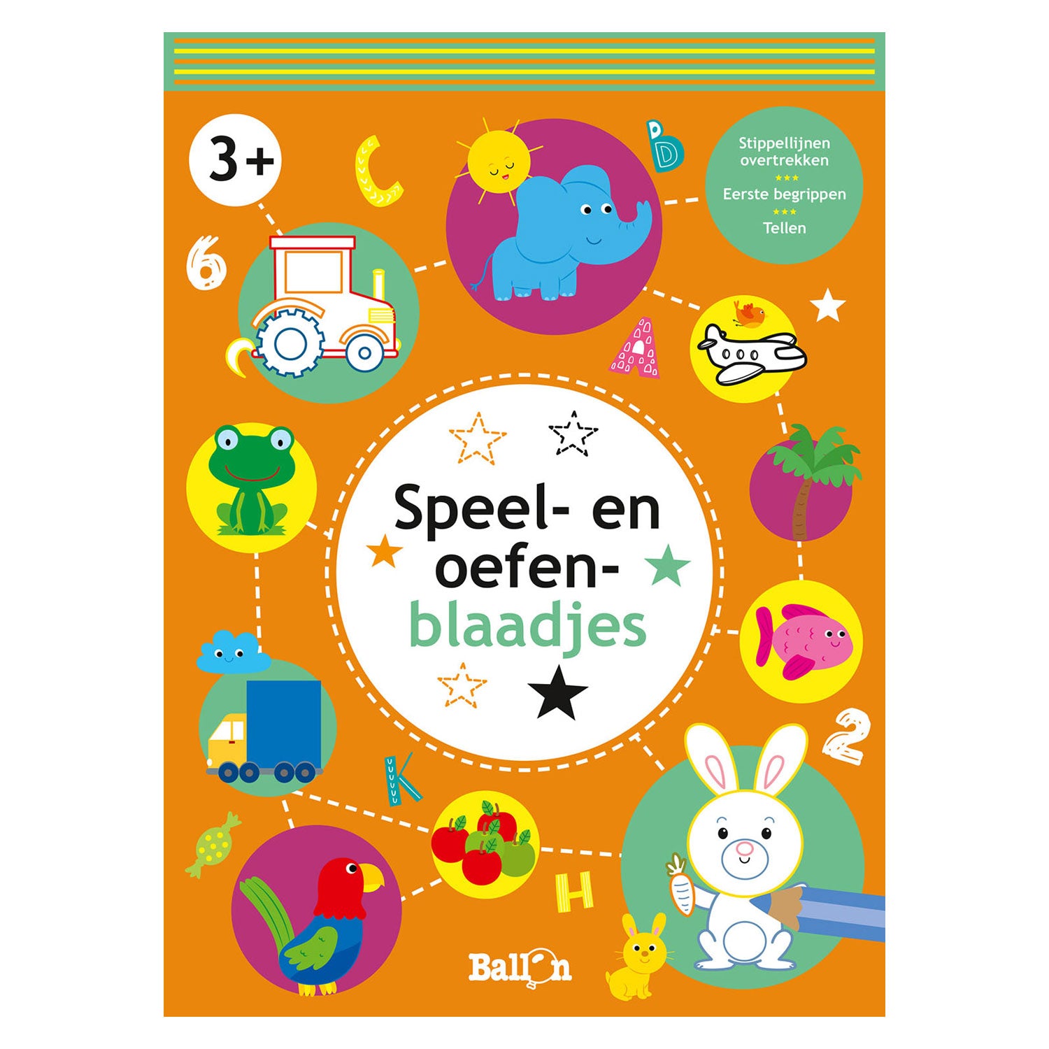 Standaard Uitgeverij - Standaard Uitgeverij Speel- en oefenblaadjes 3+ (oranje)