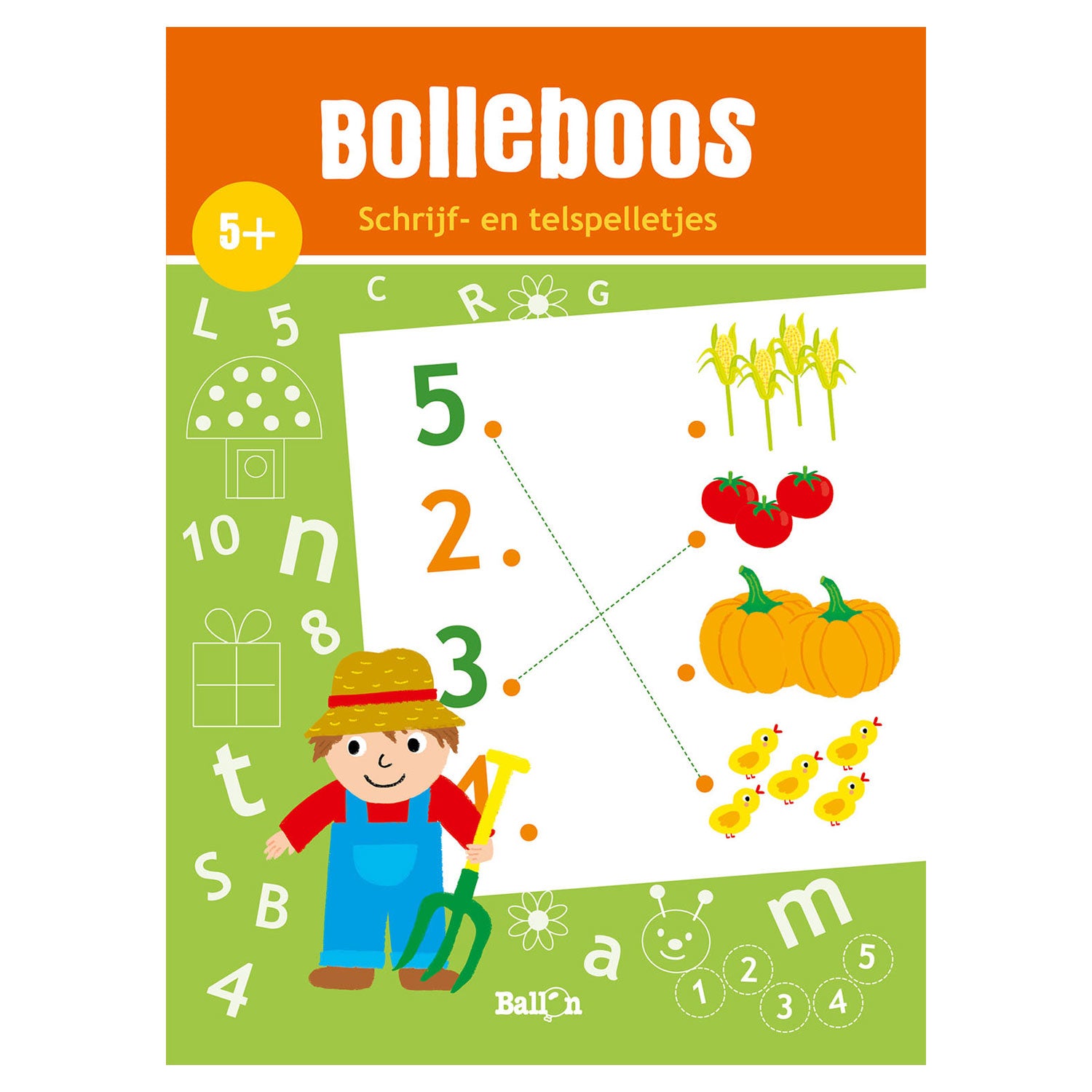 Standaard Uitgeverij - Standaard Uitgeverij Bolleboos - schrijf- en telspelletjes (5+)